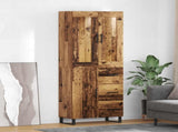 Highboard Old Wood 69.5 x 34 x 180 cm Engineered Wood 3415828