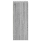 Sideboard with LED Grey Sonoma 77x34x85 cm Engineered Wood 852136