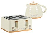 3000W 1.7L Rapid Boil Kettle & 4 Slice Toaster, Kettle and Toaster Set with 7 Browning Controls and T3398P343449