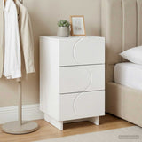 Bedside Cabinet White 33.5 x 34.5 x 60 cm Engineered Wood 8011423