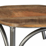 244593 Bar Stool Solid Mango Wood