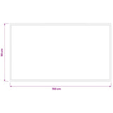 Doormat Light Grey 150 x 90 cm 100% Polyamide Washable 42045762