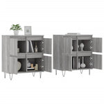 Sideboards 2 pcs Grey Sonoma Engineered Wood 3190179