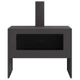 Fire Pit Black 80 x 50 x 96 cm Cold-rolled Steel 858936