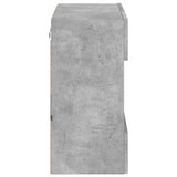 TV Wall Cabinet with LED Lights Concrete Grey 58.5x30x60.5 cm 837095