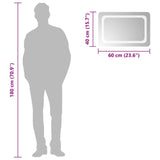 LED Bathroom Mirror 60x40 cm 151782