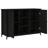 Sideboard Black 100x35x70 cm Engineered Wood 835514