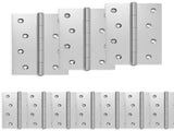 Hinge 48 pcs 100 x 70 x 8 mm Silver Steel 42041402