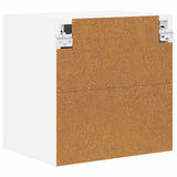 Wall Glass Cabinet PORTO White 40 x 31 x 40 cm Engineered Wood 885185