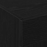 Wall Mounted Cabinet 2 pcs Black oak 69.5 x 34 x 90 cm 3334307