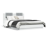 Bed Frame without Mattress White 140x200 cm 3209919
