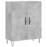 Highboard Concrete Grey 69.5x34x180 cm Engineered Wood 3198373