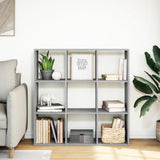 Room Divider Bookcase Grey Sonoma 102x29x103,5 cm Engineered Wood 858044