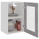 Hanging Glass Cabinet Lyon Grey Sonoma 40x31x60 cm Engineered Wood 826346