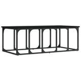 Coffee Table Black 100x50x35.5 cm Engineered Wood 833378