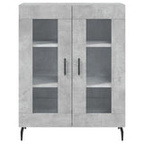 Highboard Concrete Grey 69,5x34x180 cm Engineered Wood 3198293