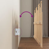 Wall Headboard 146.5x3x80 cm Solid Wood Pine 824793