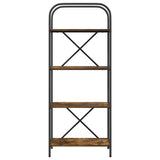 Bookshelf Smoked Oak 60 x 30 x 146 cm Engineered wood 879859