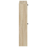 Wall-Mounted Shoe Cabinet ALKMAAR 71 x 17 x 86 cm Sonoma Oak 896197