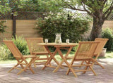 3059581 5 Piece Garden Dining Set Solid Teak Wood