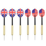 ZNTS Professional Dart Set with Dartboard Sisal Steel 91459