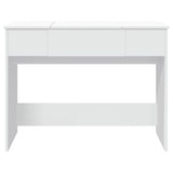 Dressing Table with Mirror White 100x45x76 cm 840695