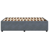 Bed Frame without Mattress Dark Grey 120x190 cm Small Double Velvet 3284995