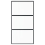 Sliding Door with Hardware Set ESG Glass&Aluminium 102x205 cm 3081943