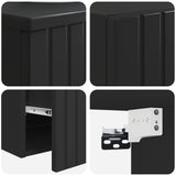 Bathroom Furniture Set 2 pcs Black 33 x 34.5 x 100 cm 3406134
