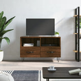 TV Cabinet Brown Oak 80x36x50 cm Engineered Wood 828971