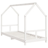 Kids Bed Frame White 80x200 cm Solid Wood Pine 835716