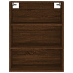 Highboard Brown Oak 69.5x34x180 cm Engineered Wood 3189380