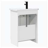 Bathroom Furniture Set White 56 x 37.5 x 81 cm Engineered Wood 3404144