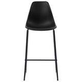 3 Piece Bar Set Plastic Black 3051301