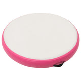 Inflatable Gymnastic Mat with Pump 100x100x20 cm PVC Pink 92709