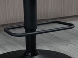 Retro Bar Stools Set of 2, Adjustable Kitchen Stool, Upholstered Bar Chairs with Back, Swivel Seat, T3398P328173