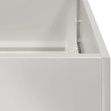 Planter 120x40x80 cm Stainless Steel 860721