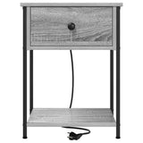 Bedside Cabinet Grey Sonoma 42 x 41 x 56 cm Engineered Wood 859426