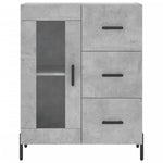 Highboard Concrete Grey 69.5x34x180 cm Engineered Wood 3189521