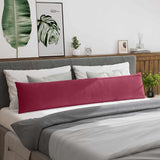 Sofa Pillows 2 pcs Wine Red 200 x 40 cm Corduroy Fabric 42013890