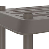 Shelving Unit 3-Tier 100 x 40 x 96 cm PP Light Grey 8011747