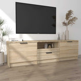 TV Cabinet Sonoma Oak 140x35x40 cm Engineered Wood 811451