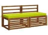 2-Piece Bench Cushions SOEST 2 pcs 100% Polyester Bright Green 949689