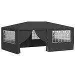Professional Party Tent with Side Walls 4x6 m Anthracite 90 g/m 48537
