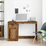 Desk with Drawer Old Wood 50 x 115 x 75 cm Engineered Wood 862822