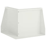Retaining Wall 50 x 50 x 50 cm Steel White 8015187