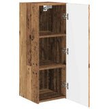 TV Wall Cabinet 2 pcs Old Wood 30 x 31 x 80 cm Engineered Wood 892306