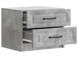 Bedside Cabinet 2 pcs Concrete Grey 43 x 34.5 x 44.5 cm 895682