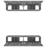 TV Cabinets 4 pcs Grey Sonoma 80x30x30 cm Engineered Wood 3114188