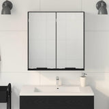 Mirror Cabinet Black Oak 64 x 20 x 67 cm Engineered Wood 862096